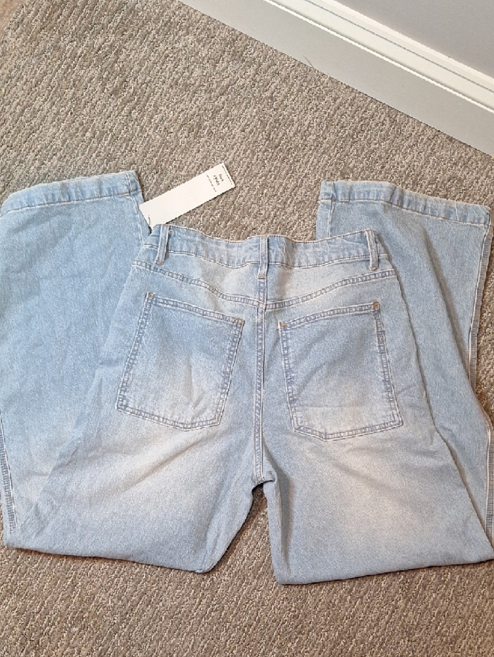 No Boundaries Light Blue Wide Leg Jeans - Picture 6 of 8